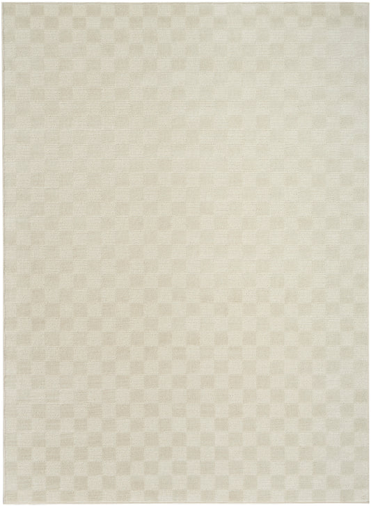 Nourison Serenity Home 5'3" x 7'3" Ivory Modern Indoor Rug