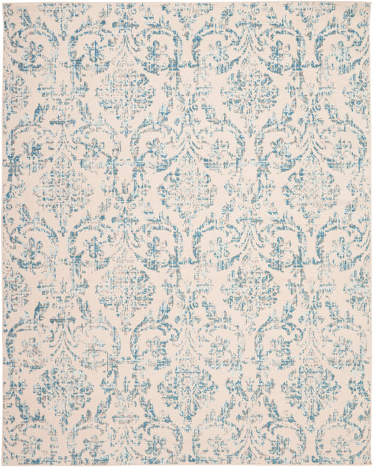 Nourison Jubilant 7' x 10' Ivory Blue Vintage Indoor Rug