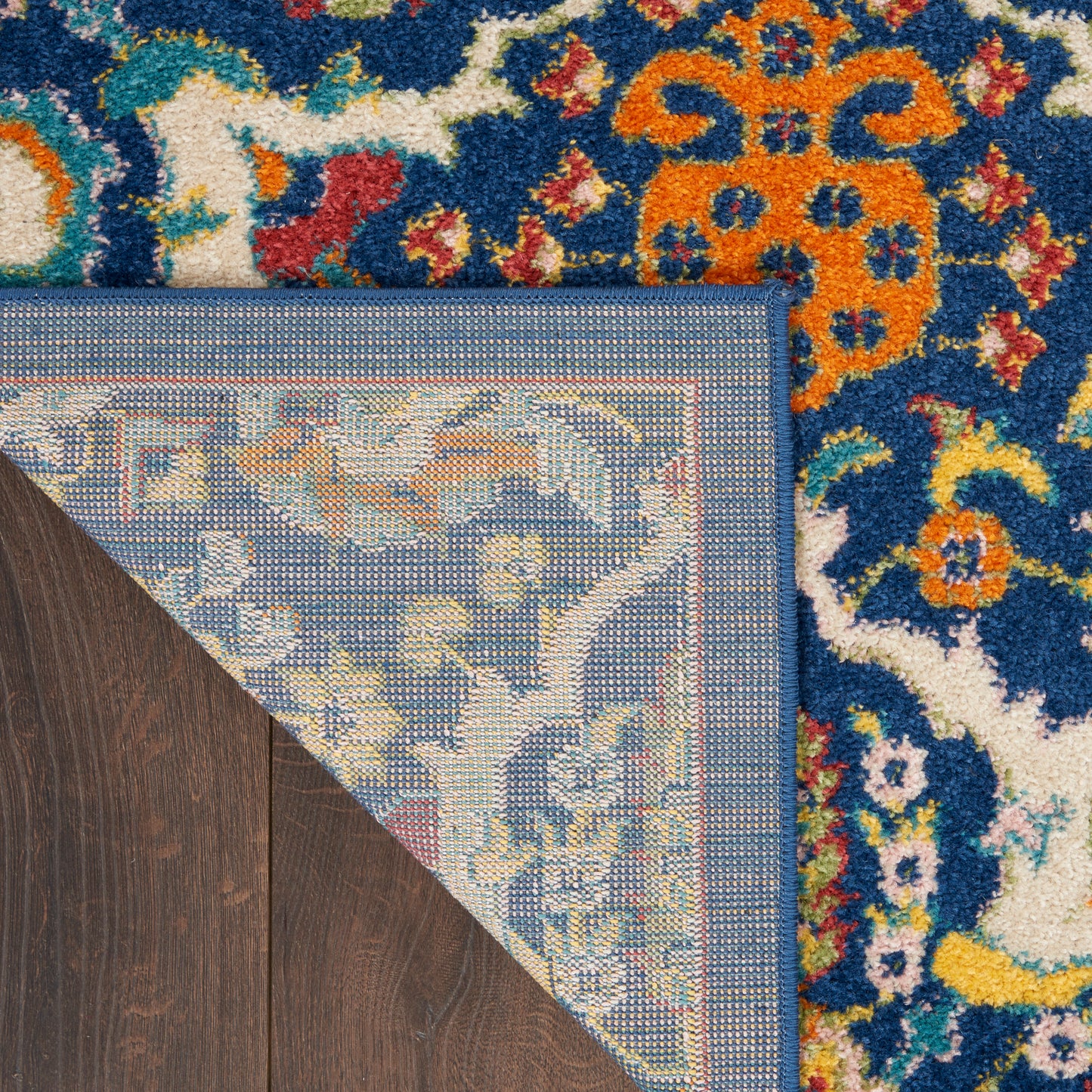 Nourison Allur 6' x 9' Navy Multicolor Bohemian Indoor Rug