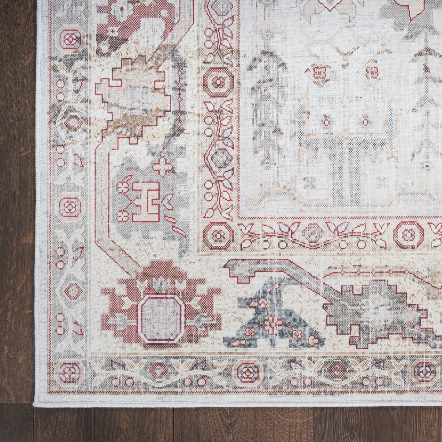 Nourison Vintage Home 5' x 7' Ivory Bohemian Indoor Rug