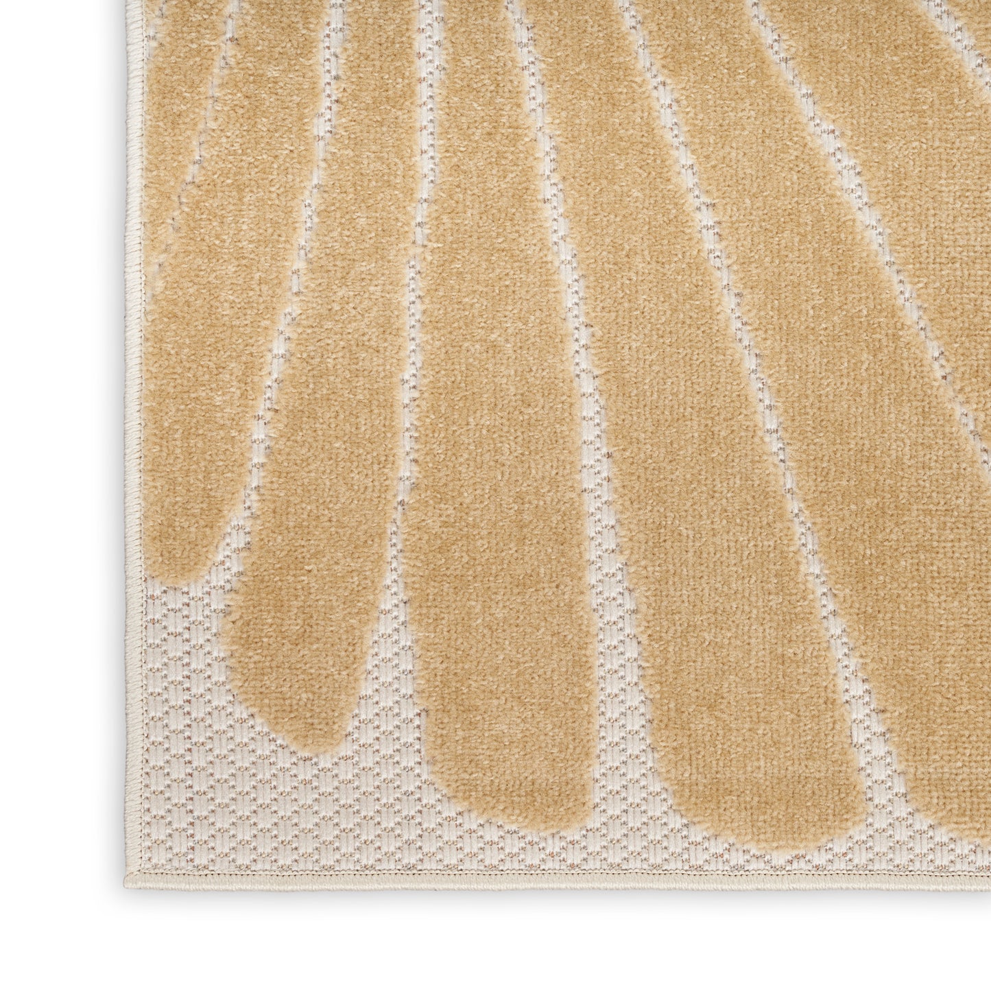 Nourison Aloha 2'3" x 8' Ivory Multicolor Outdoor Rug