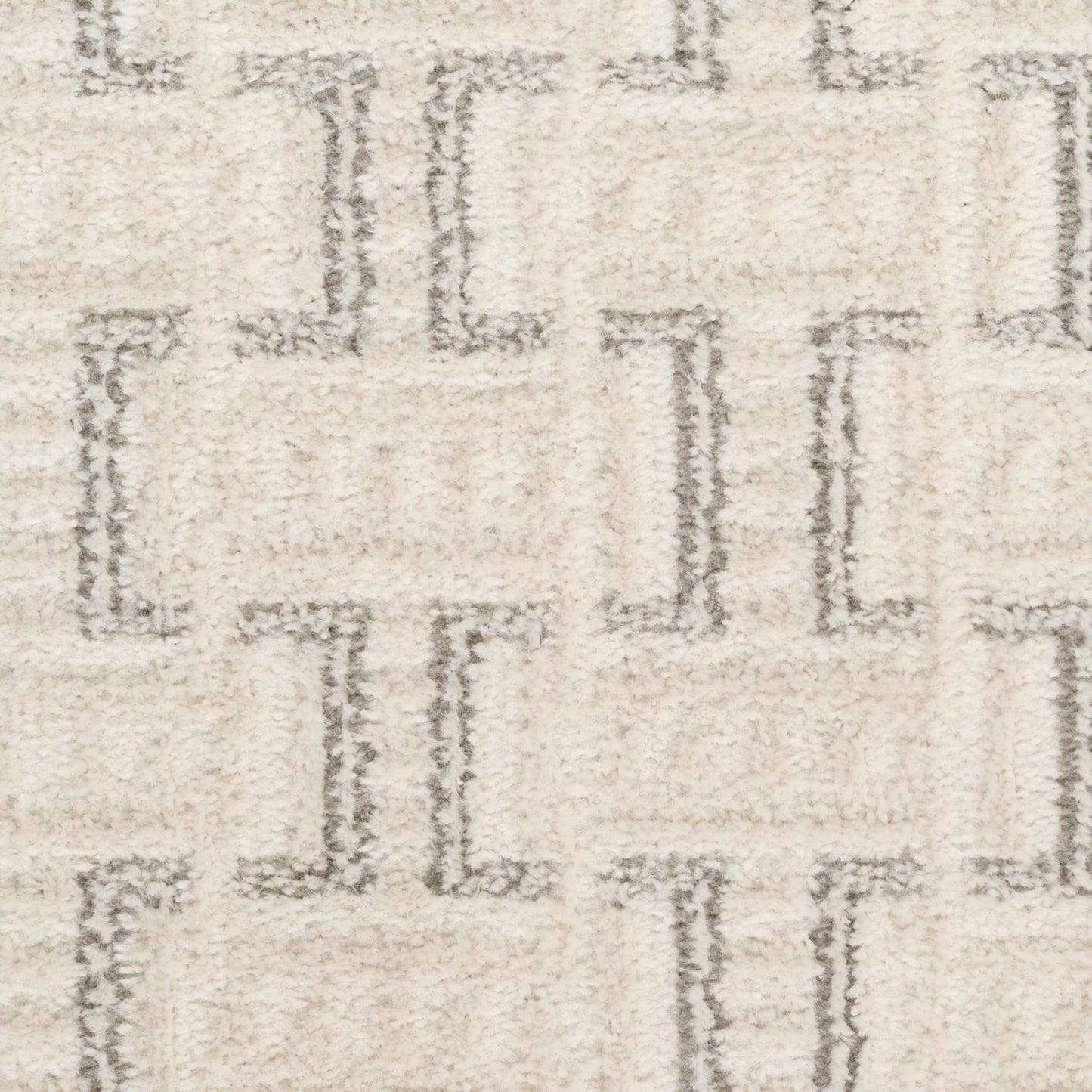 Nourison Nordic 8' x 10' Ivory Grey Scandinavian Indoor Rug