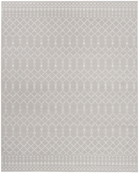 Nourison Whimsicle 8'4" x 11'6" Grey Bohemian Indoor Rug