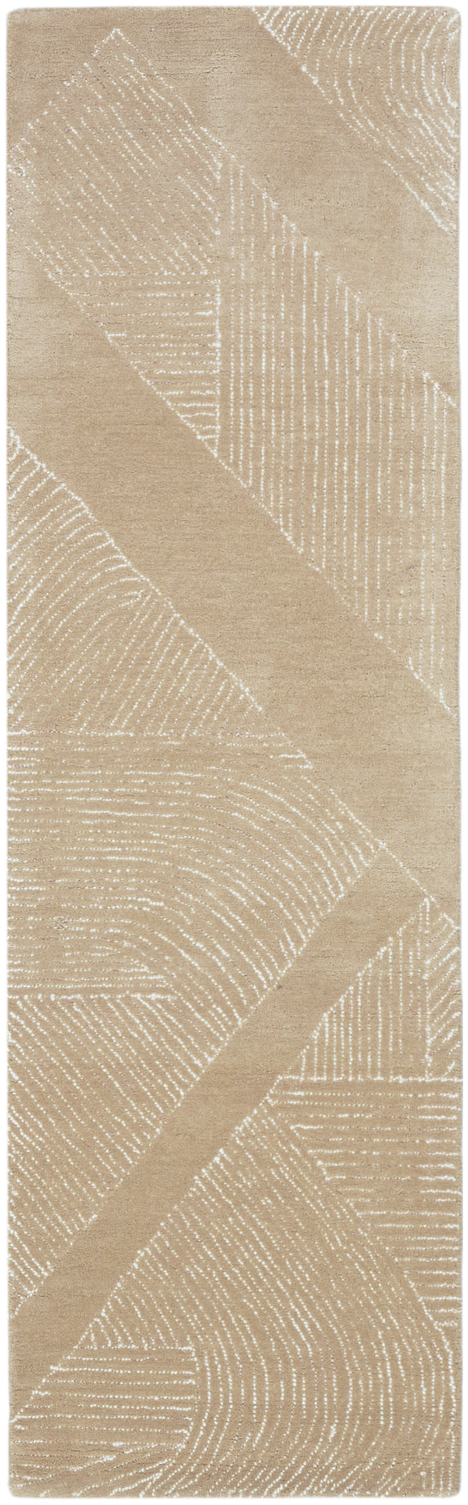 DKNY Pure Patterns 2'3" x 7'6" Camel Modern Indoor Rug