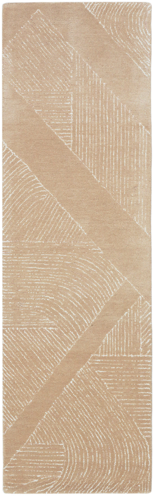 DKNY Pure Patterns 2'3" x 7'6" Camel Modern Indoor Rug