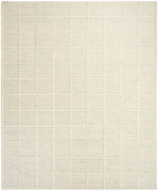 DKNY Pure Framework 5' x 7'6" Ivory Modern Indoor Rug