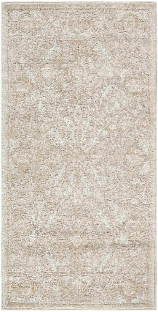 Nourison Dekor 2' x 4' Cream Beige Vintage Indoor Rug