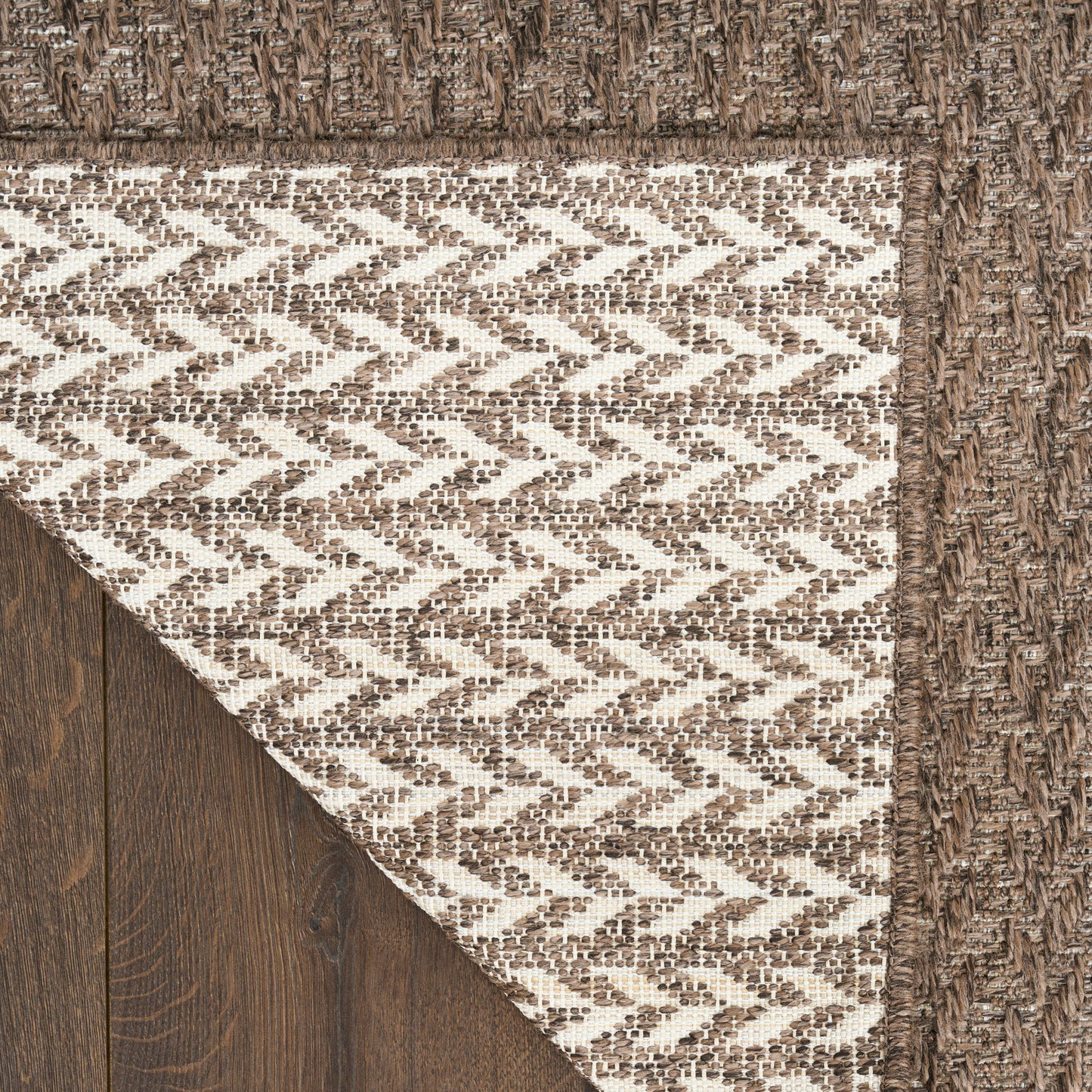 Nourison Tulum 3' x 5' Brown Outdoor Rug