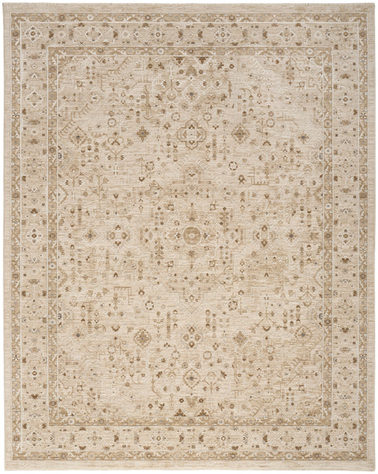 Nourison Retreat 5'3" x 7'6" Beige Vintage Indoor Rug