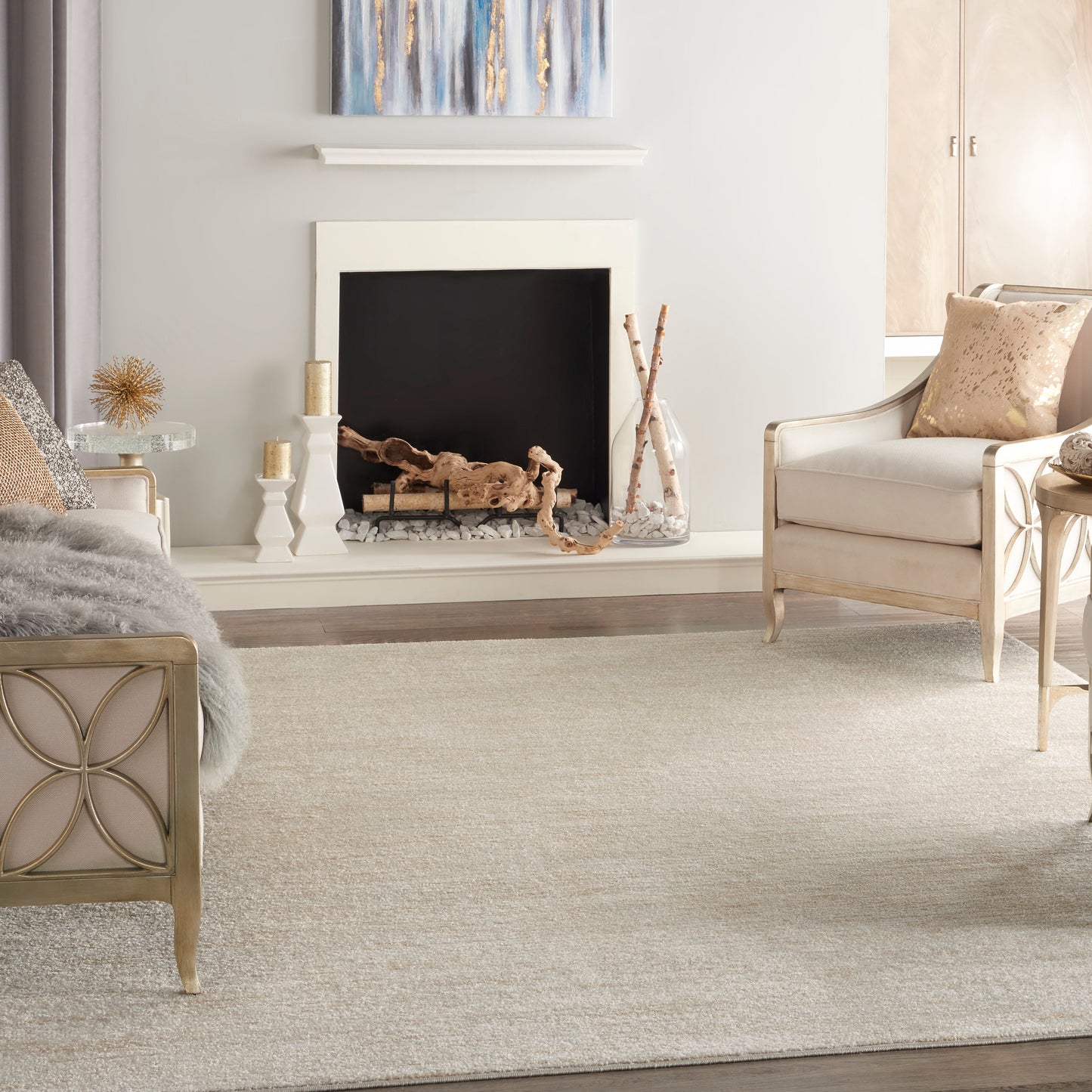 Nourison Nourison Essentials 8' x 11' Ivory Beige Outdoor Rug
