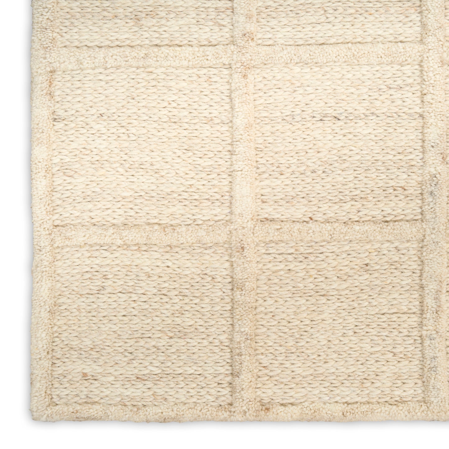 DKNY Pure Framework 5' x 7'6" Sand Modern Indoor Rug