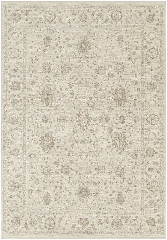 Nourison Shadows 3'11" x 5'11" Ivory Vintage Indoor Rug