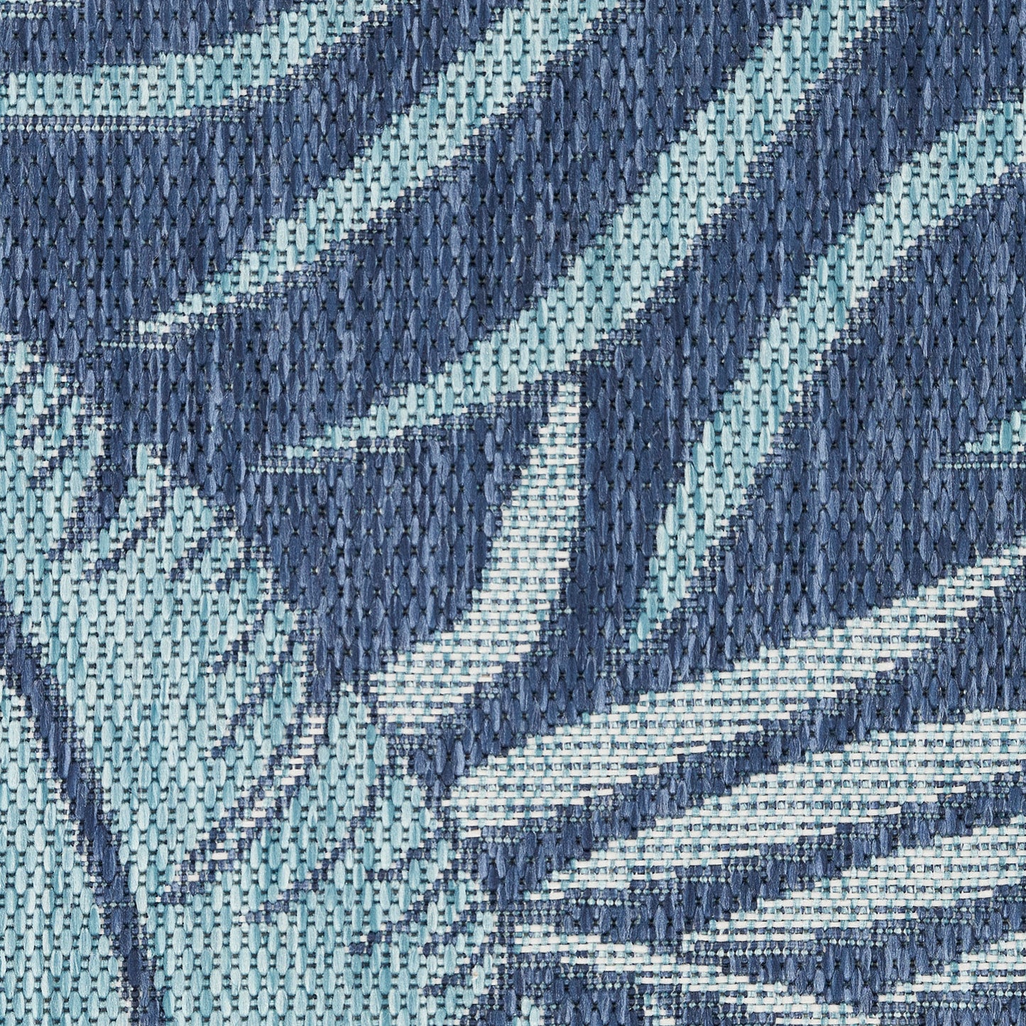 Nourison Garden Oasis 2' x 8' Navy Outdoor Rug