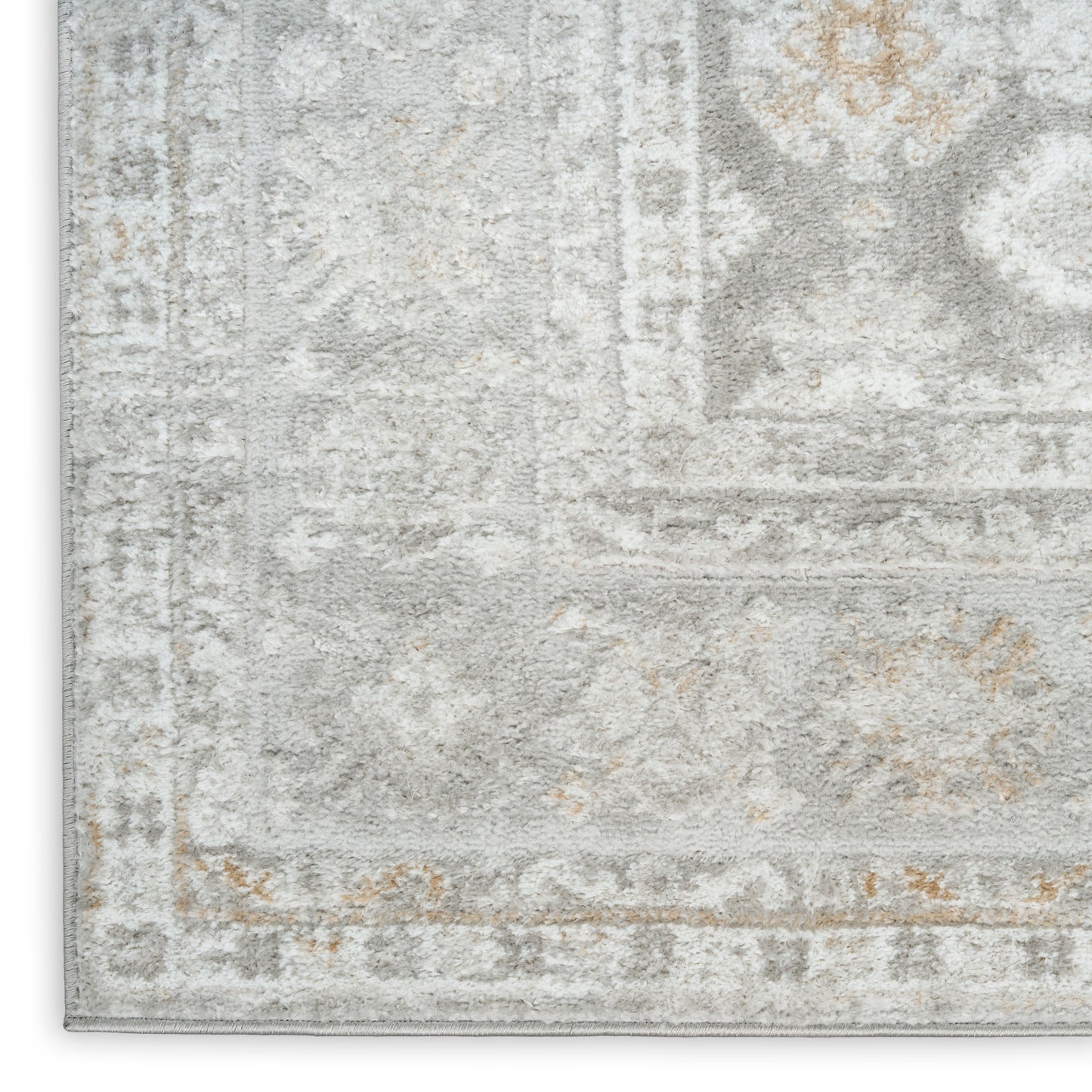 Nourison Dekor 7'10" x 9'10" Grey Vintage Indoor Rug