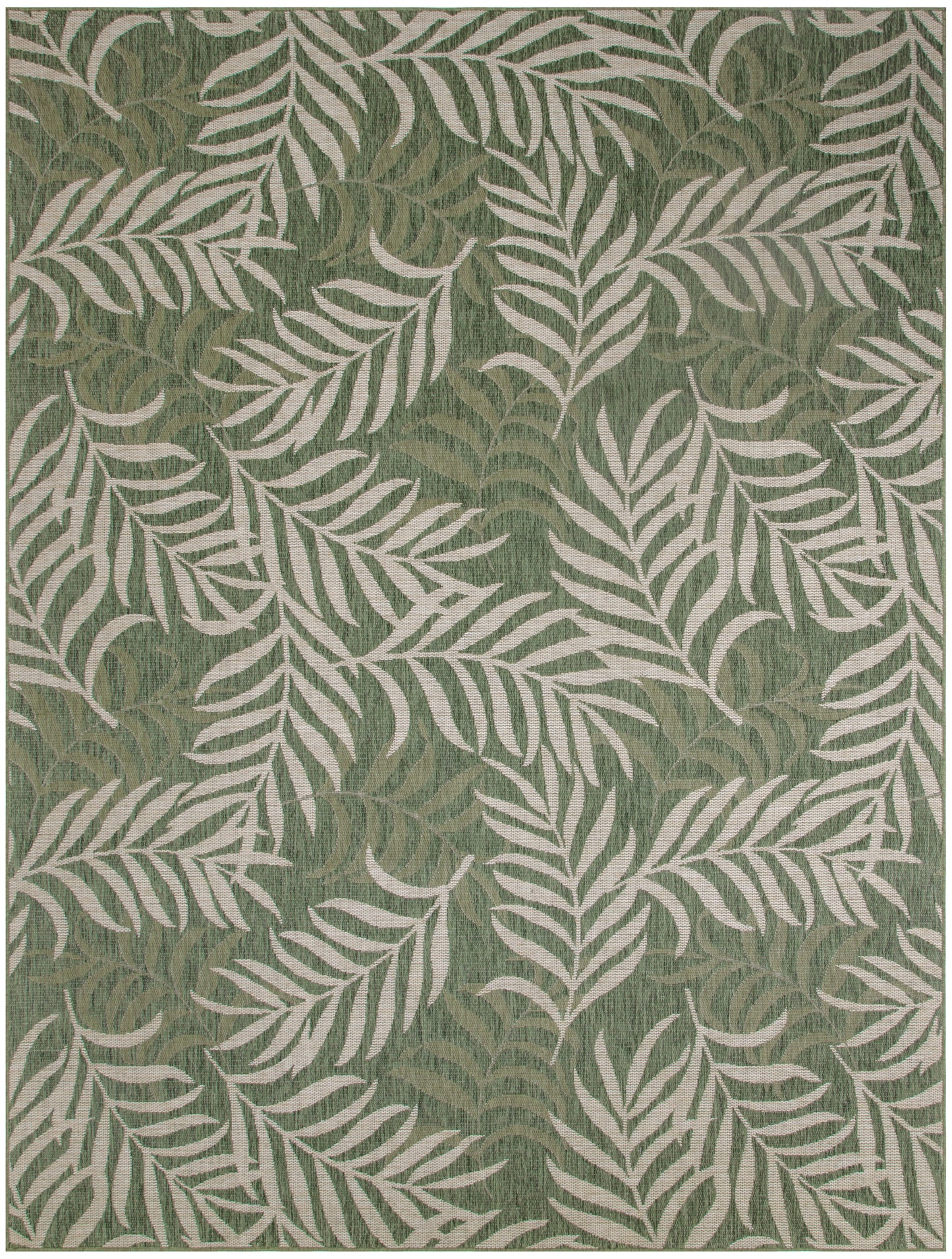 Nourison Garden Oasis 10' x 14' Green Ivory Tropical Rug