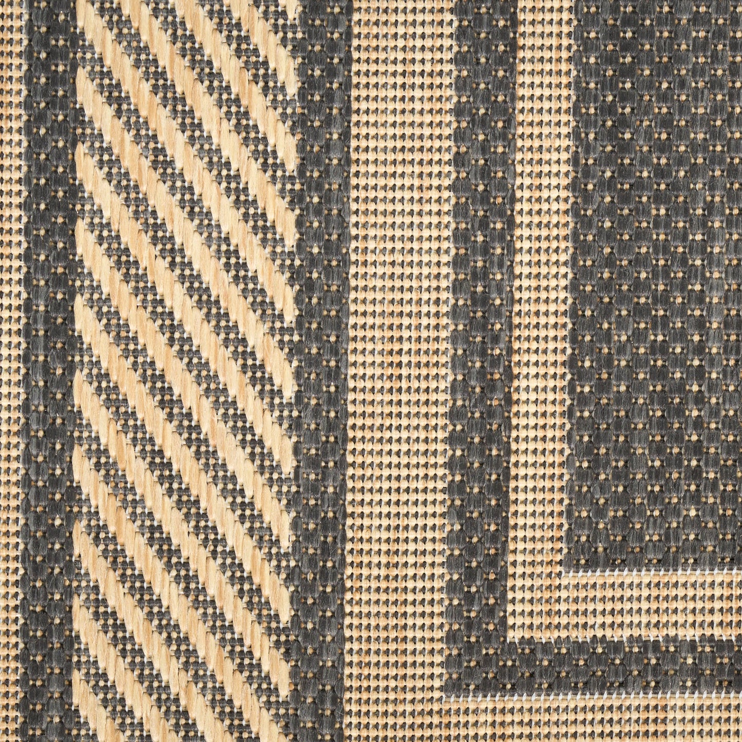Nourison Horizon Indoor/Outdoor 8' x 10' Charcoal Modern Rug
