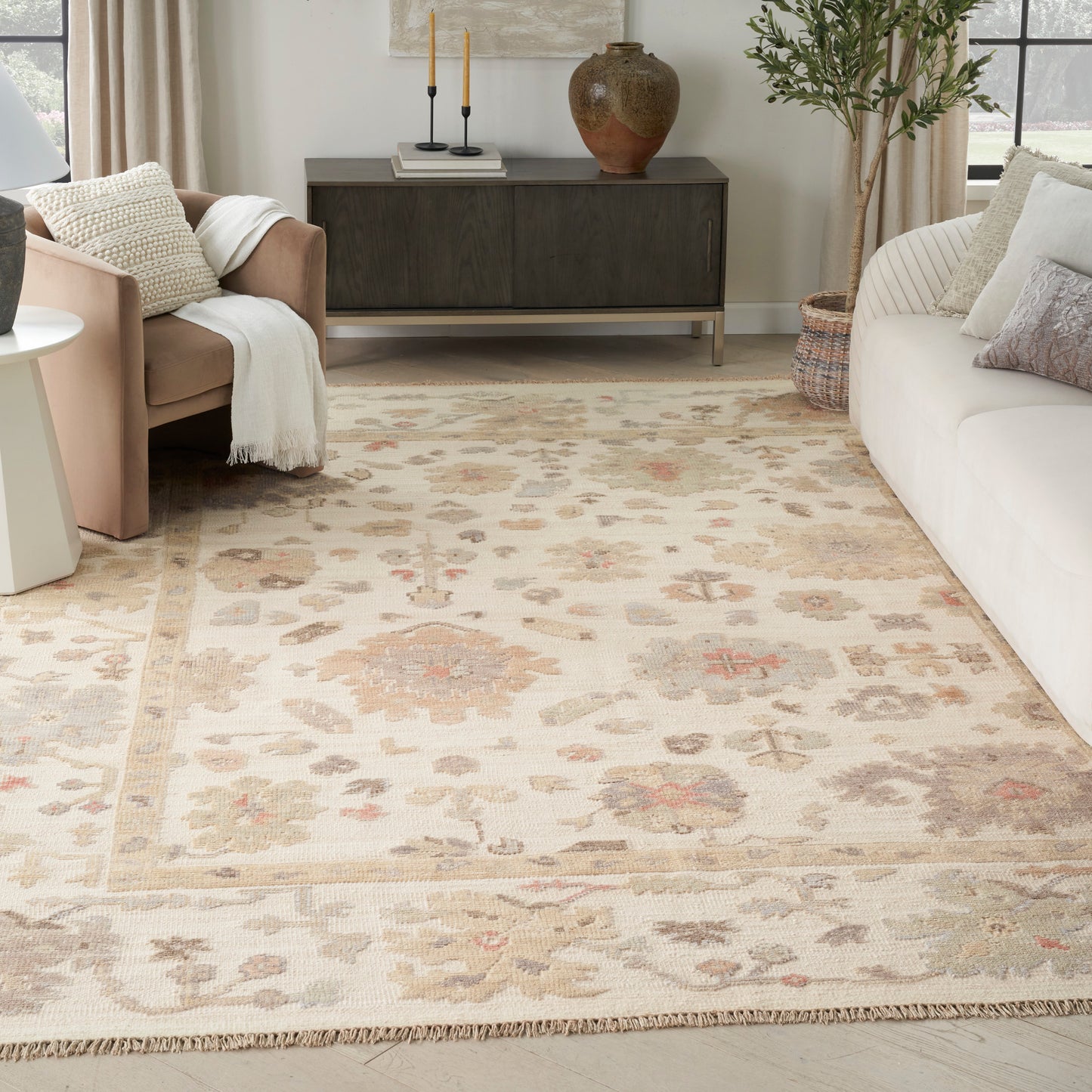 Nourison Whispers 8' x 10' Ivory Vintage Indoor Rug