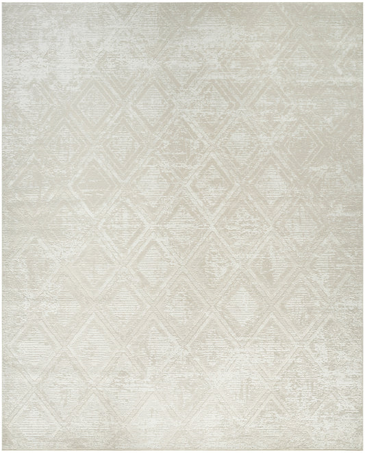 Nourison Dekor 7'10" x 9'10" Beige Modern Indoor Rug
