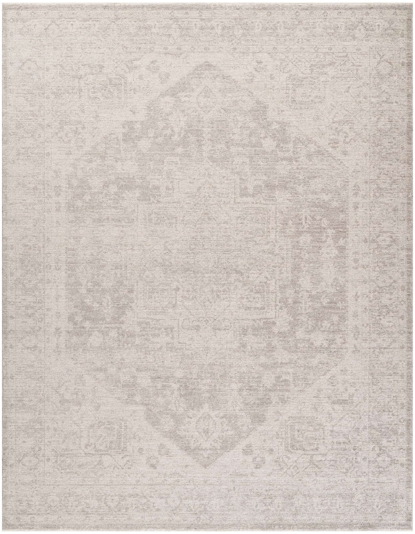 DKNY Pure Shades 7'10" x 9'10" Grey Vintage Indoor Rug