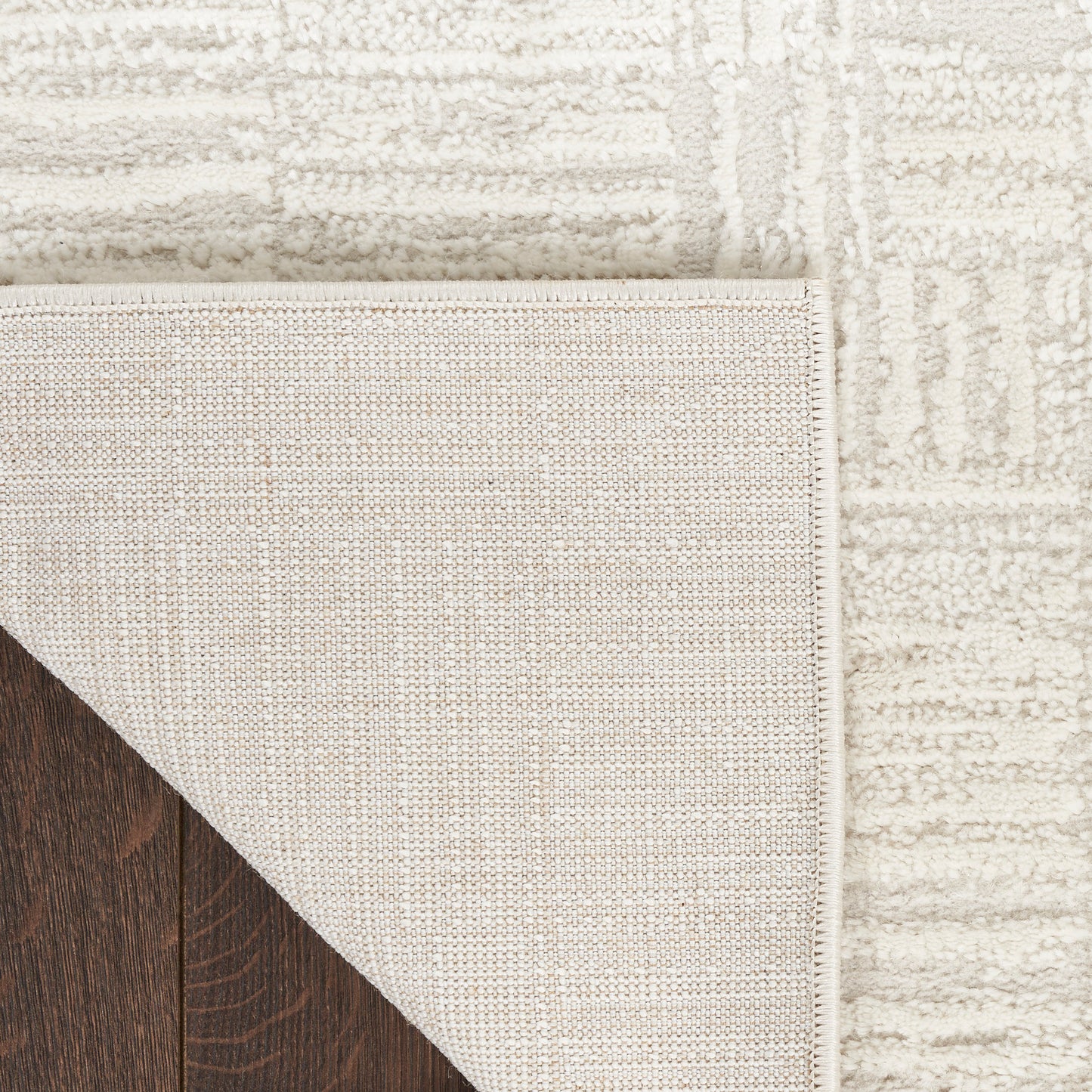 Nourison Dew 5'3" x 7' Beige Modern Indoor Rug