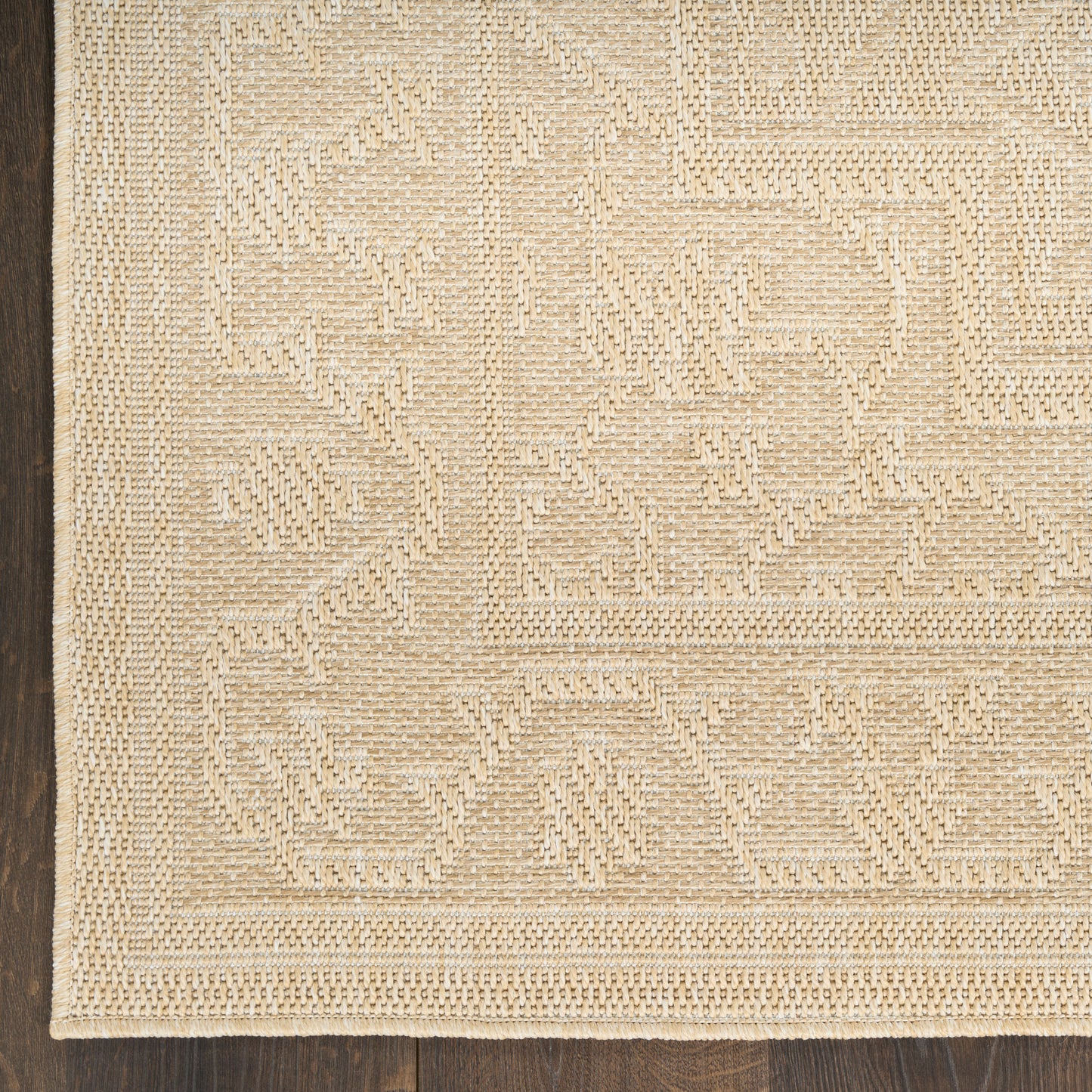 Nourison Tulum 9' x 12' Cream Outdoor Rug