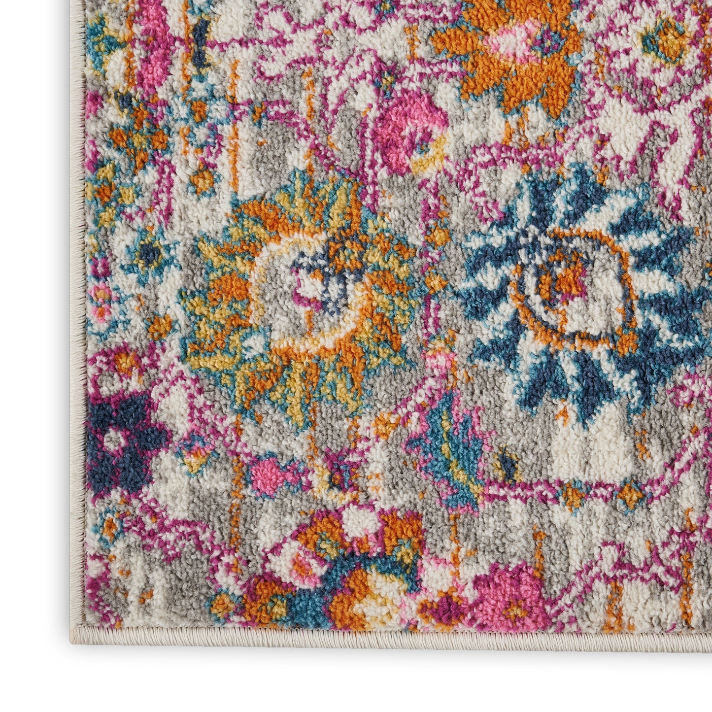 Nourison Passion 1'10" x 2'10" Silver Bohemian Indoor Rug