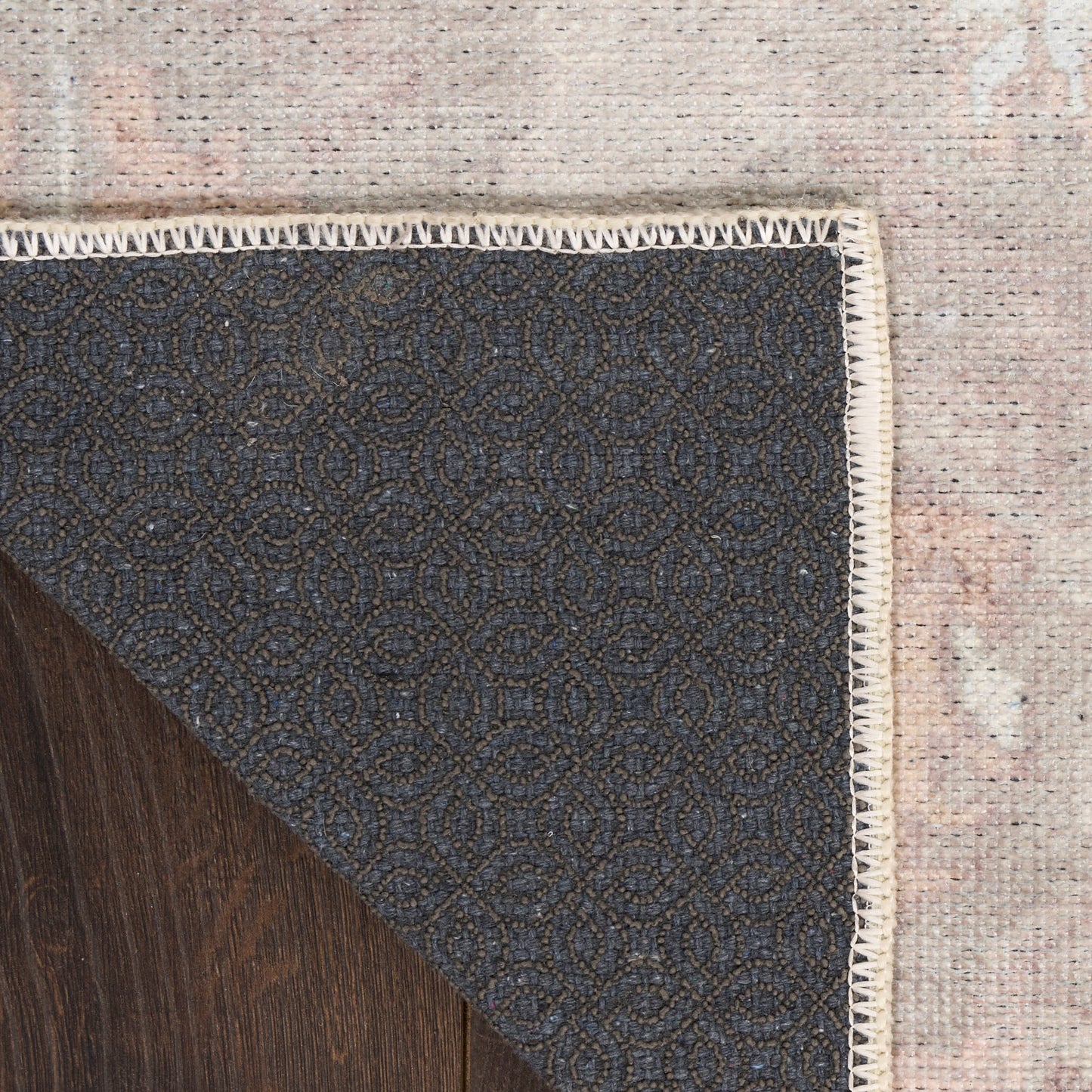 Nourison Vintage Washables 2' x 6' Grey Vintage Indoor Rug