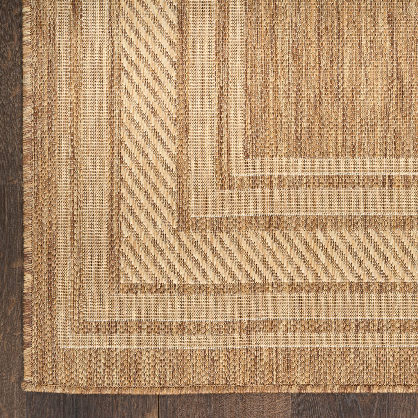 Nourison Horizon Indoor/Outdoor 9' x 12' Natural Modern Rug
