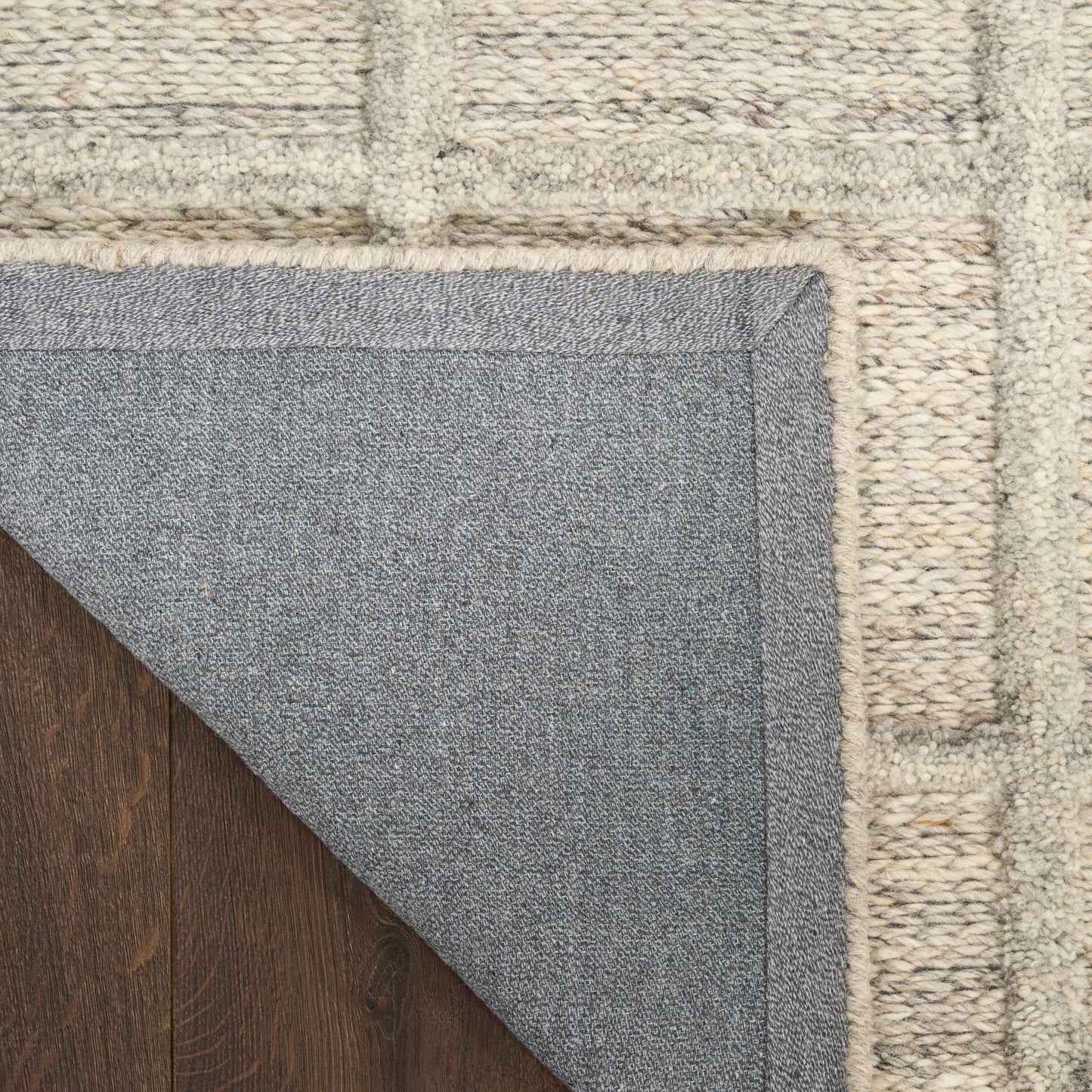 DKNY Pure Framework 8' x 10' Silver Modern Indoor Rug