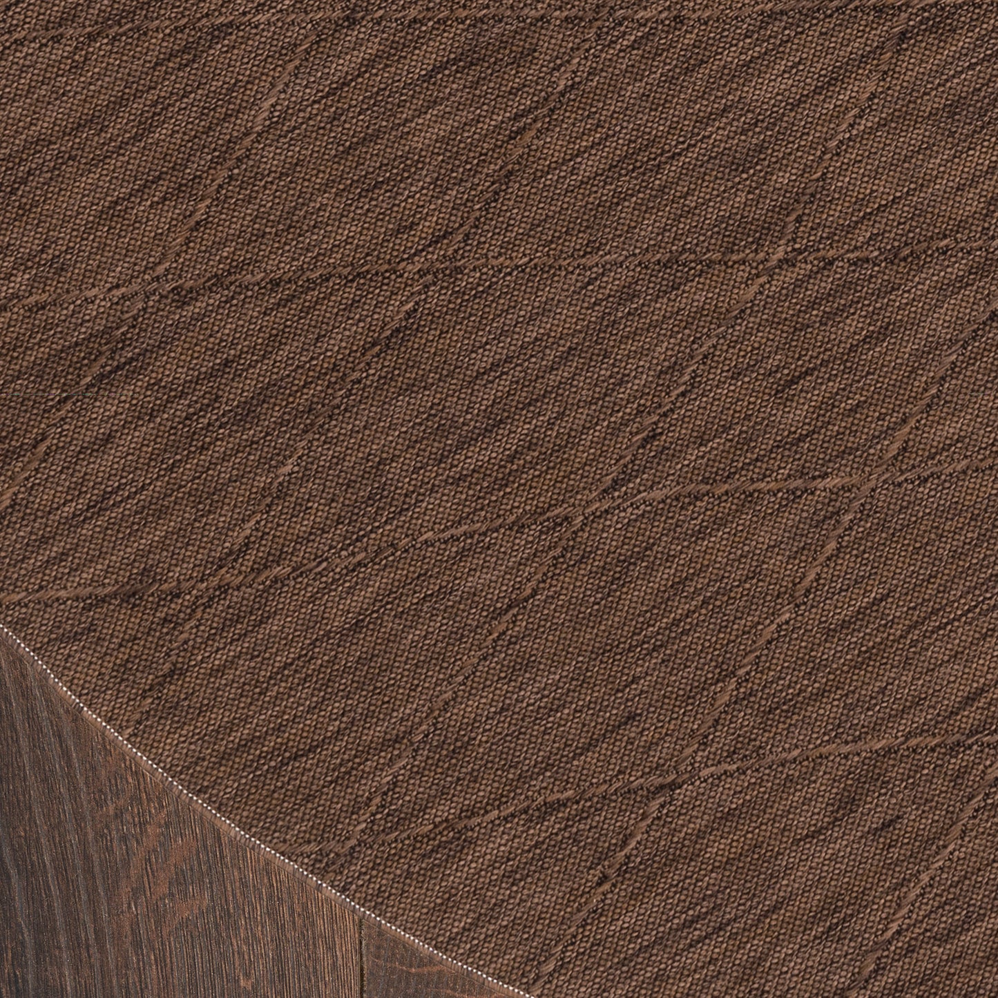 Nourison Washable Solutions 8' x Round Mocha Modern Rug