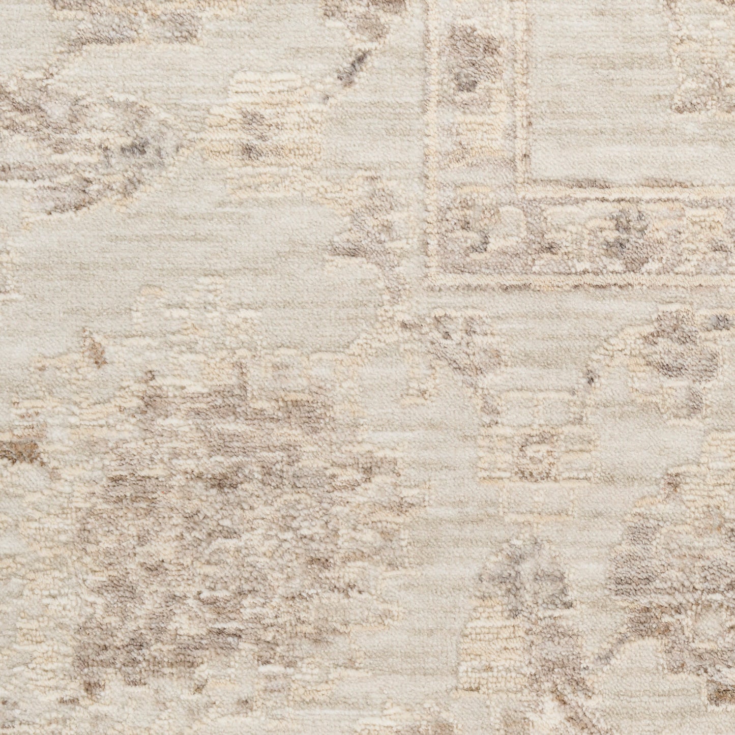 Nourison Shadows 2'2" x 12' Ivory Vintage Indoor Rug