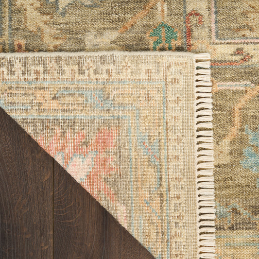 Nourison Heritage Vine 8' x 10' Charcoal Vintage Indoor Rug