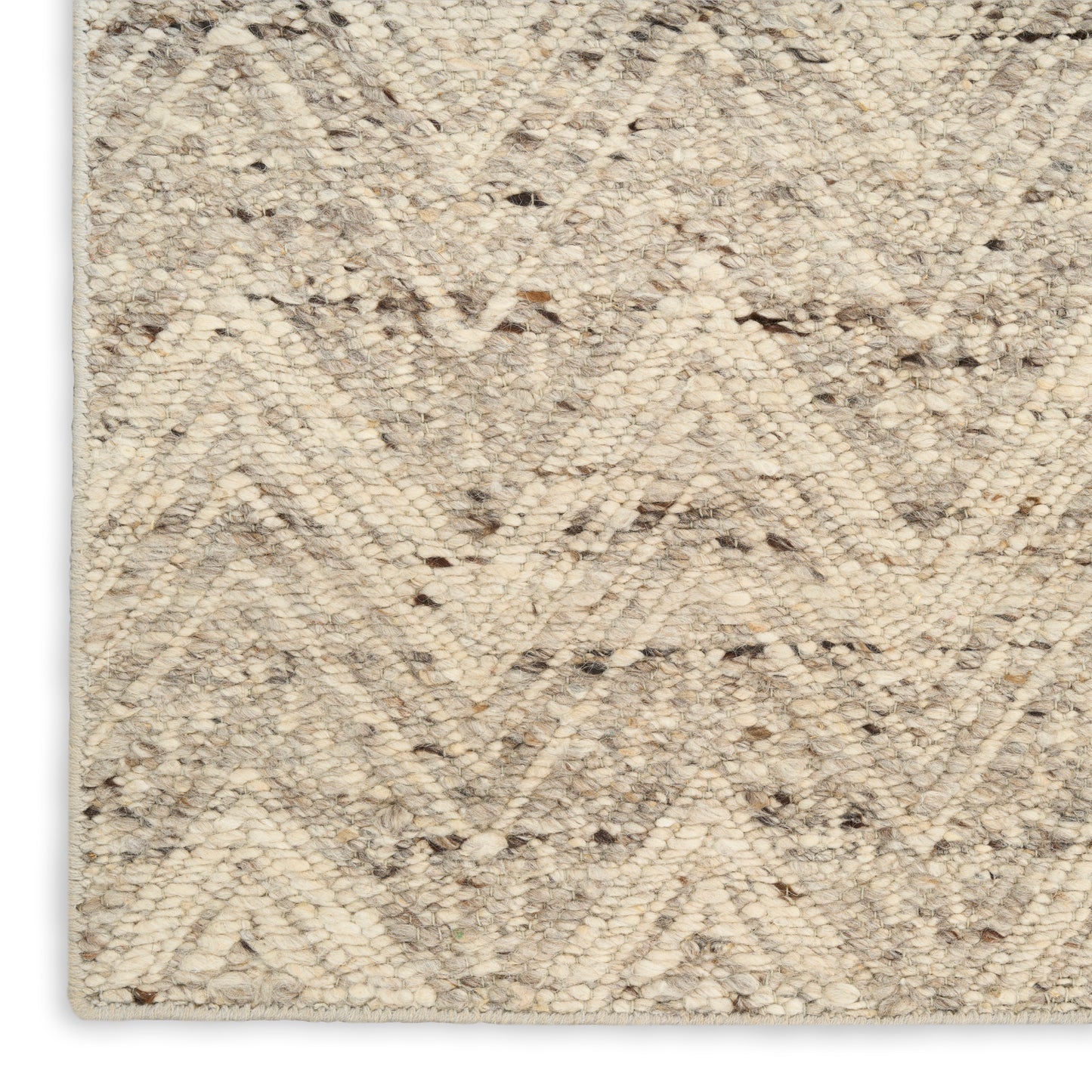 DKNY Pure Purl 7'9" x 9'9" Grey Ivory Modern Indoor Rug