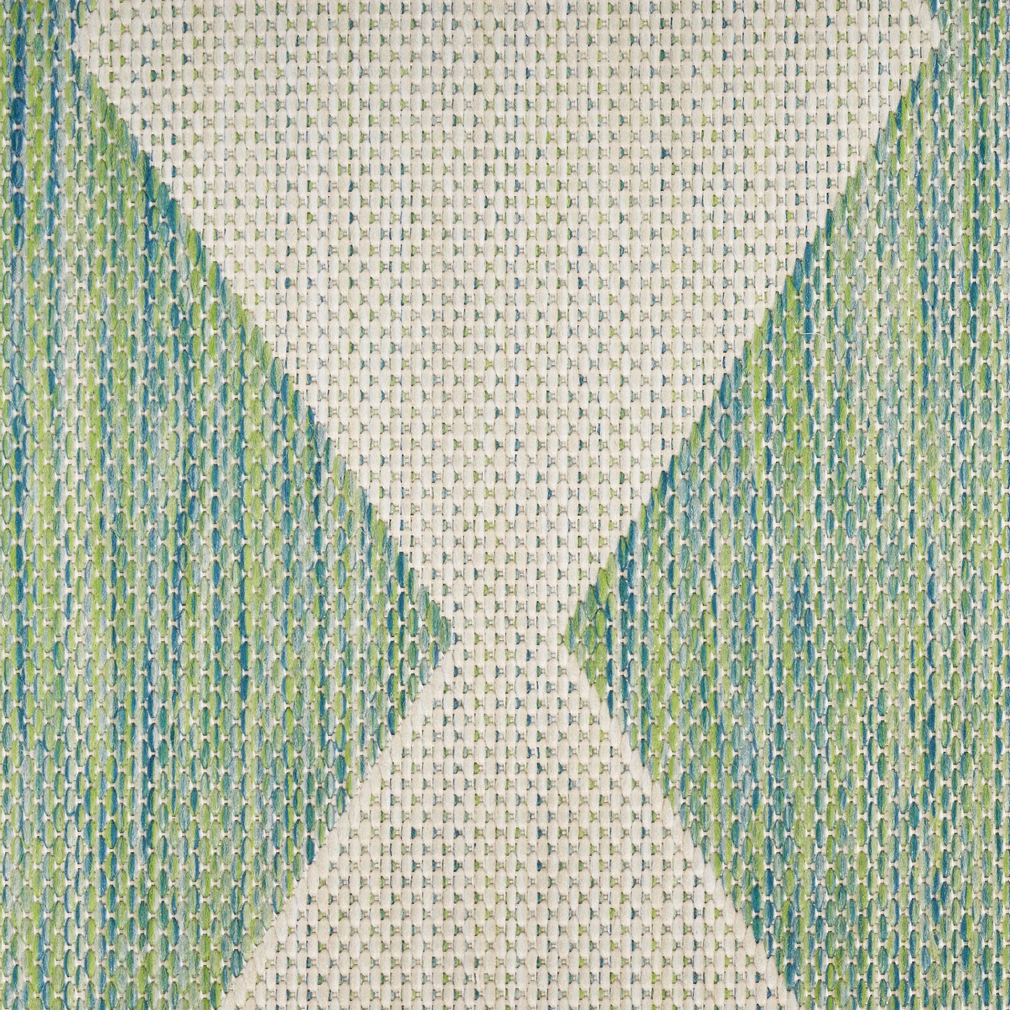 Nourison Positano 8' x 10' Blue Green Modern Rug