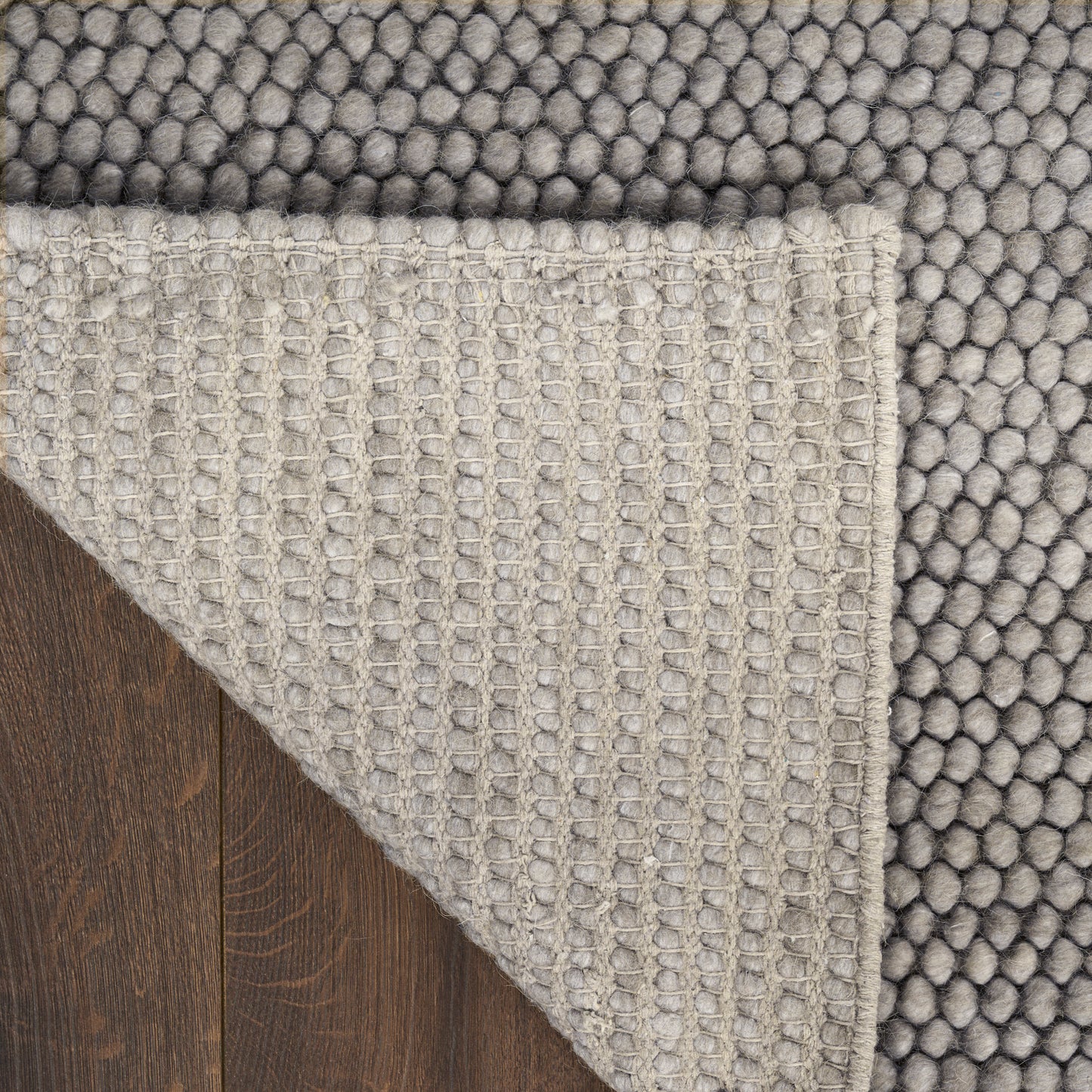 DKNY Pure Knots 4' x 6' Grey Modern Indoor Rug
