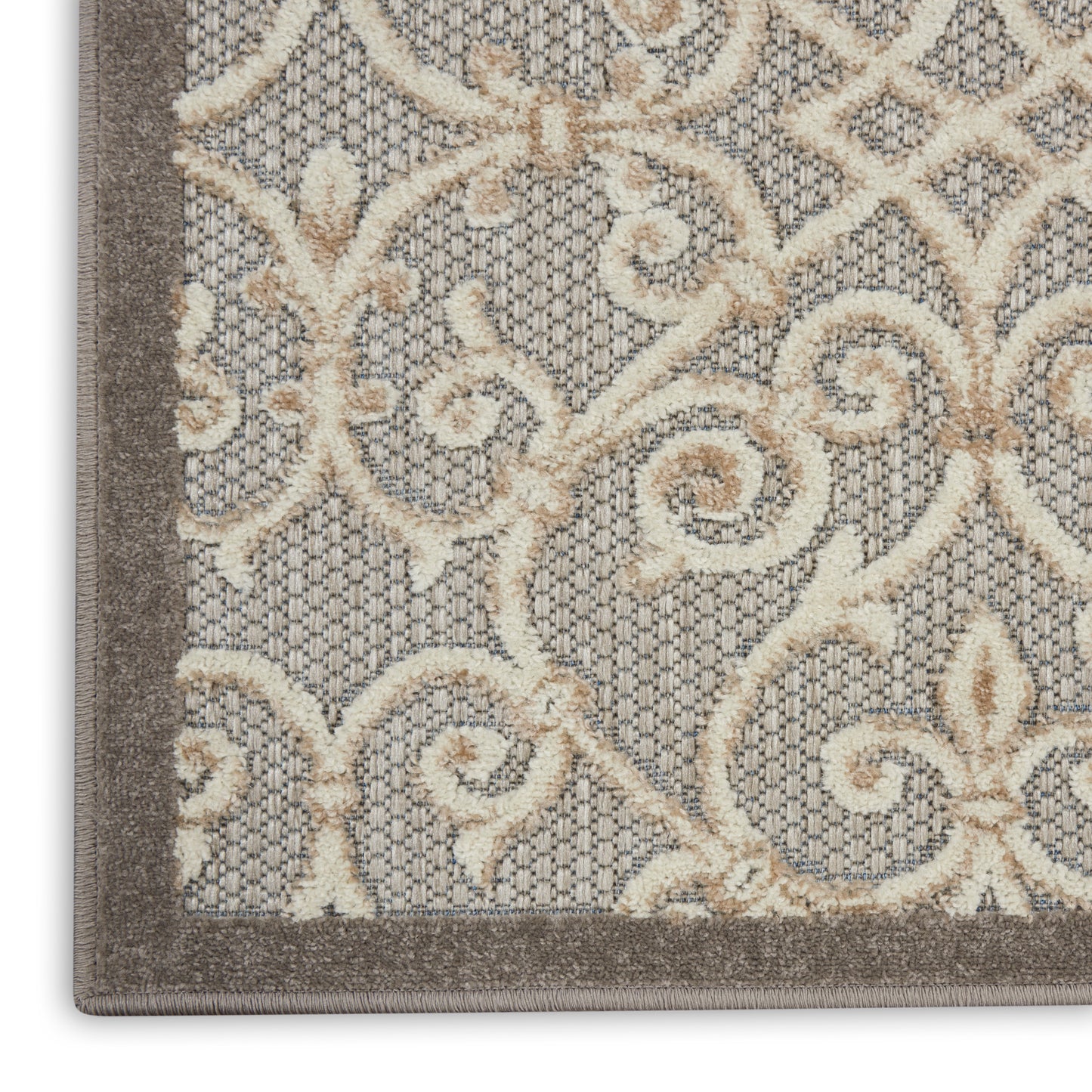 Nourison Aloha 2'8" x 4' Natural Contemporary Rug