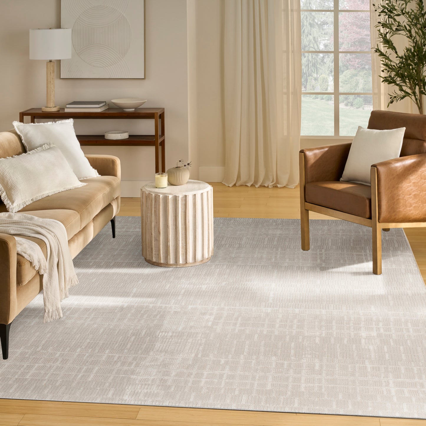 Nourison Nordic 8' x 10' Ivory Modern Indoor Rug