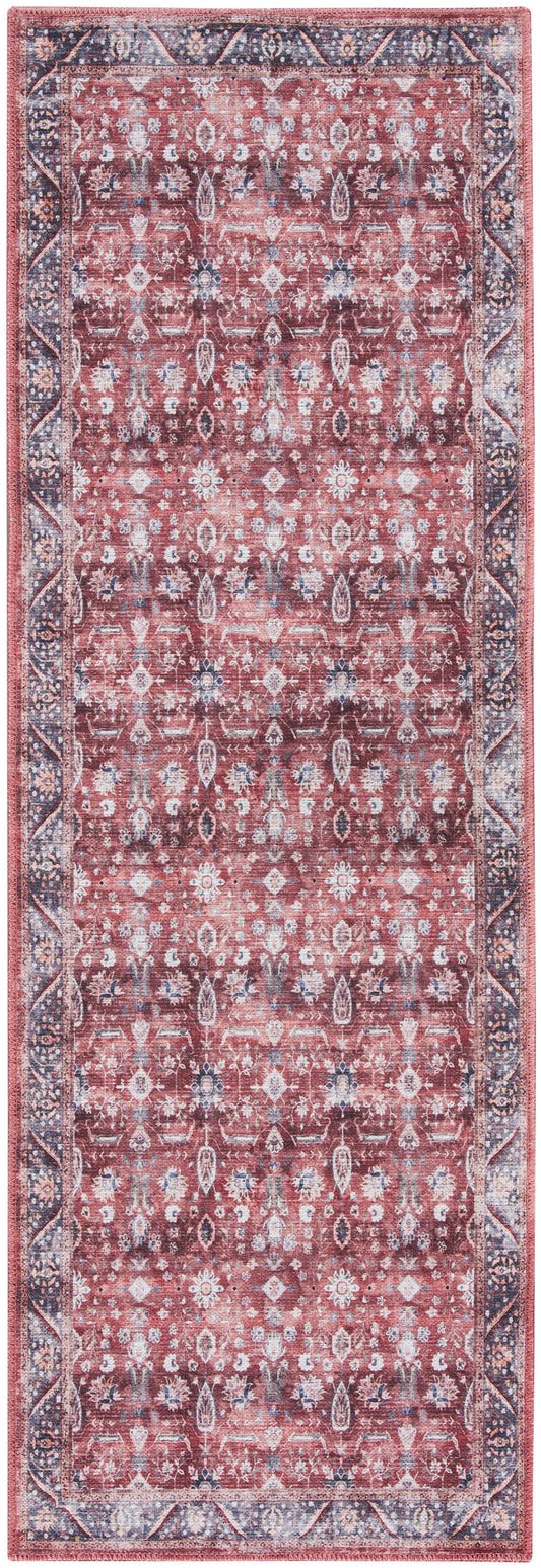 Nourison Grand Washables 2' x 6' Brick Ivory Vintage Indoor Rug