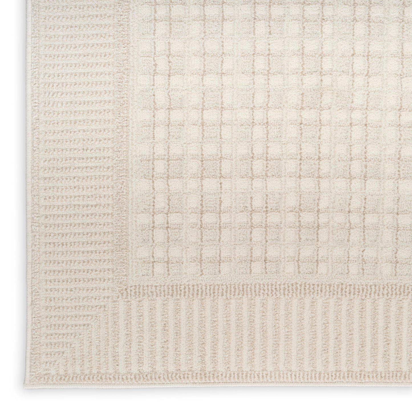Nourison Nordic 5' x 7' Ivory Modern Indoor Rug