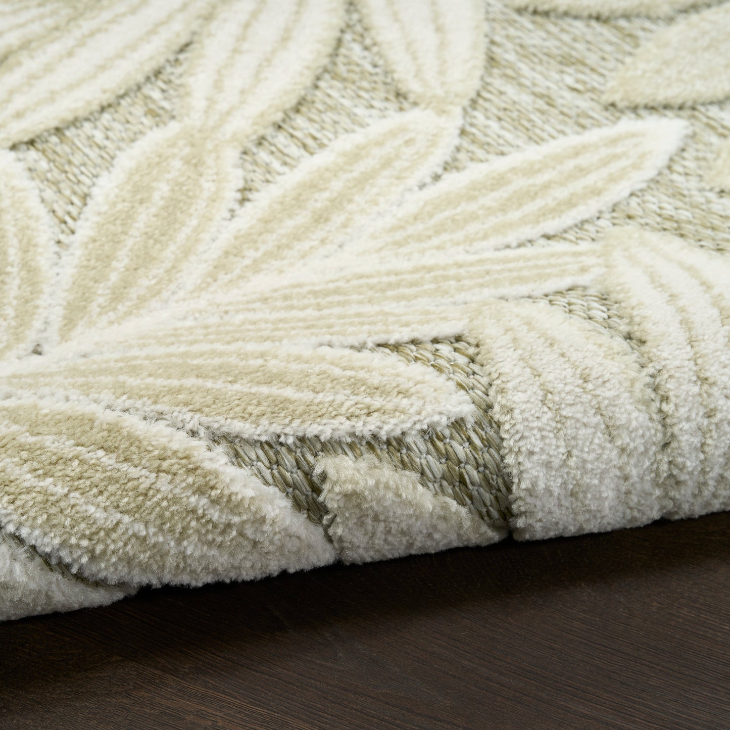 Nourison Aloha 3'6" x 5'6" Ivory Sage Modern Rug