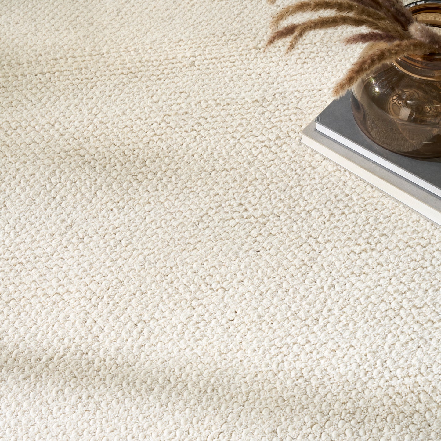 DKNY Pure Rows 8'6" x 11'6" Ivory Farmhouse Indoor Rug