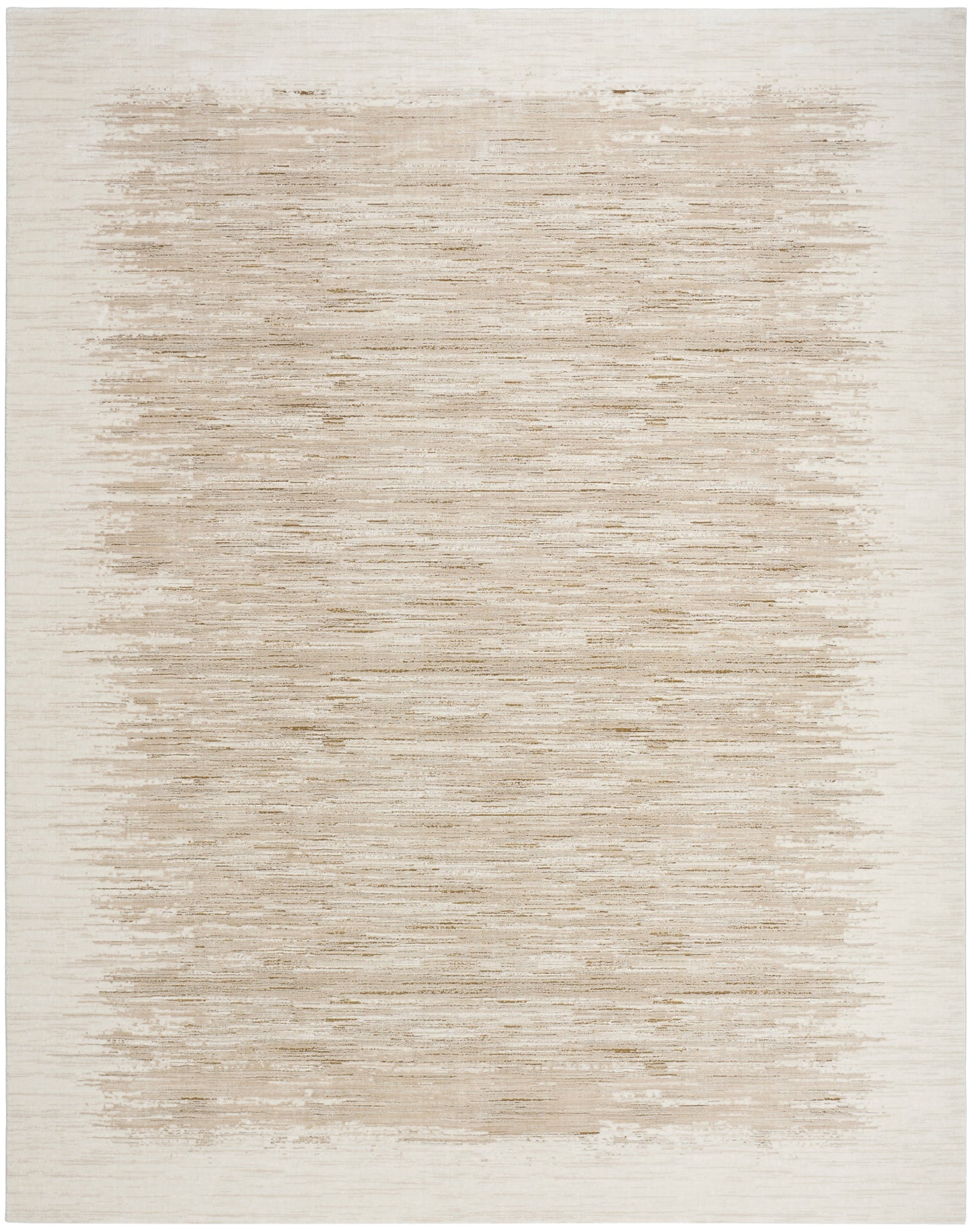 DKNY Grand Street 9' x 12' Ivory Taupe Modern Indoor Rug