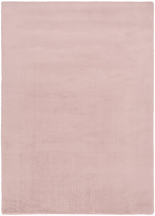 Nourison Soft Plush Rabbit Fur 4' x 6' Lavender Contemporary Indoor Rug