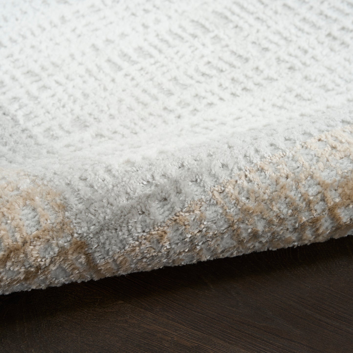 Nourison Dekor 7'10" x 9'10" Grey Modern Indoor Rug