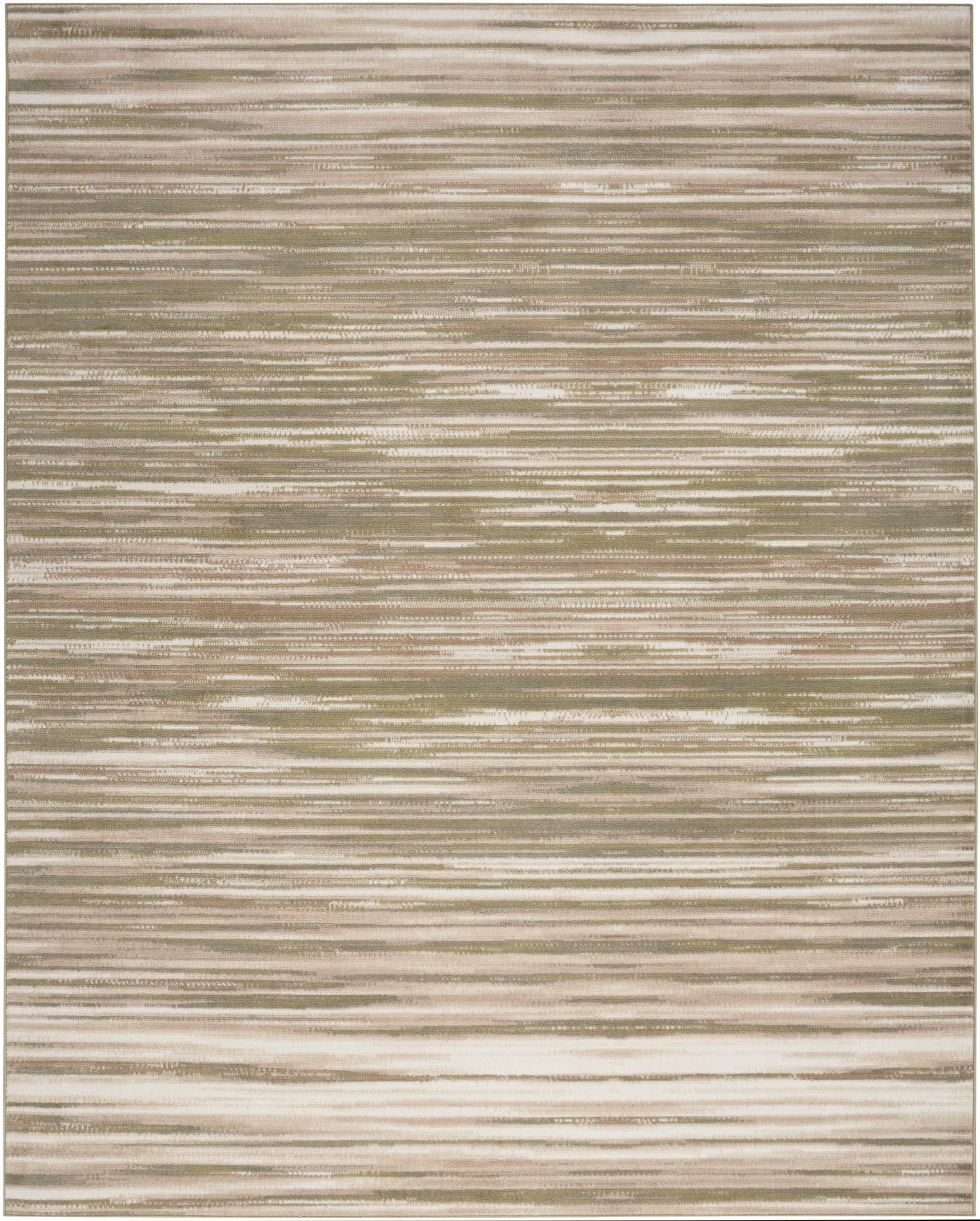 Nourison Jubilant 10' x 14' Green Ivory Modern Indoor Rug