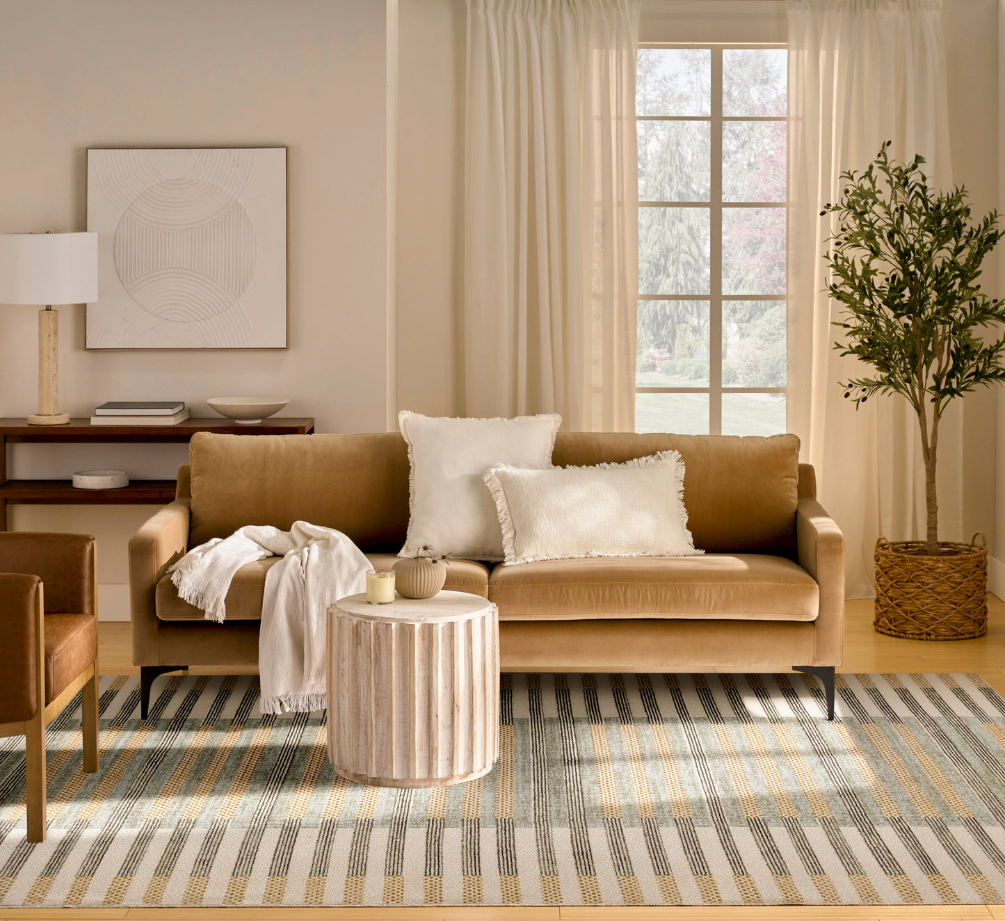Nourison Nordic 8' x 10' Ivory Multicolor Modern Indoor Rug