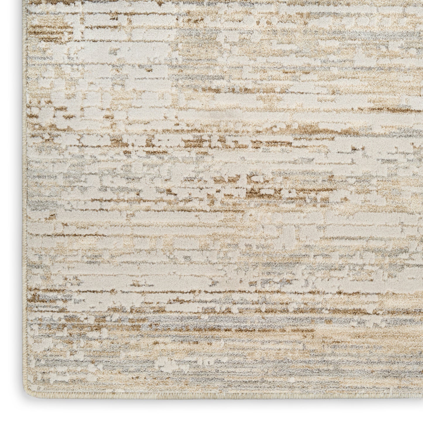 Calvin Klein CK078 Summit 2'2" x 10' Natural Ivory Modern Indoor Rug