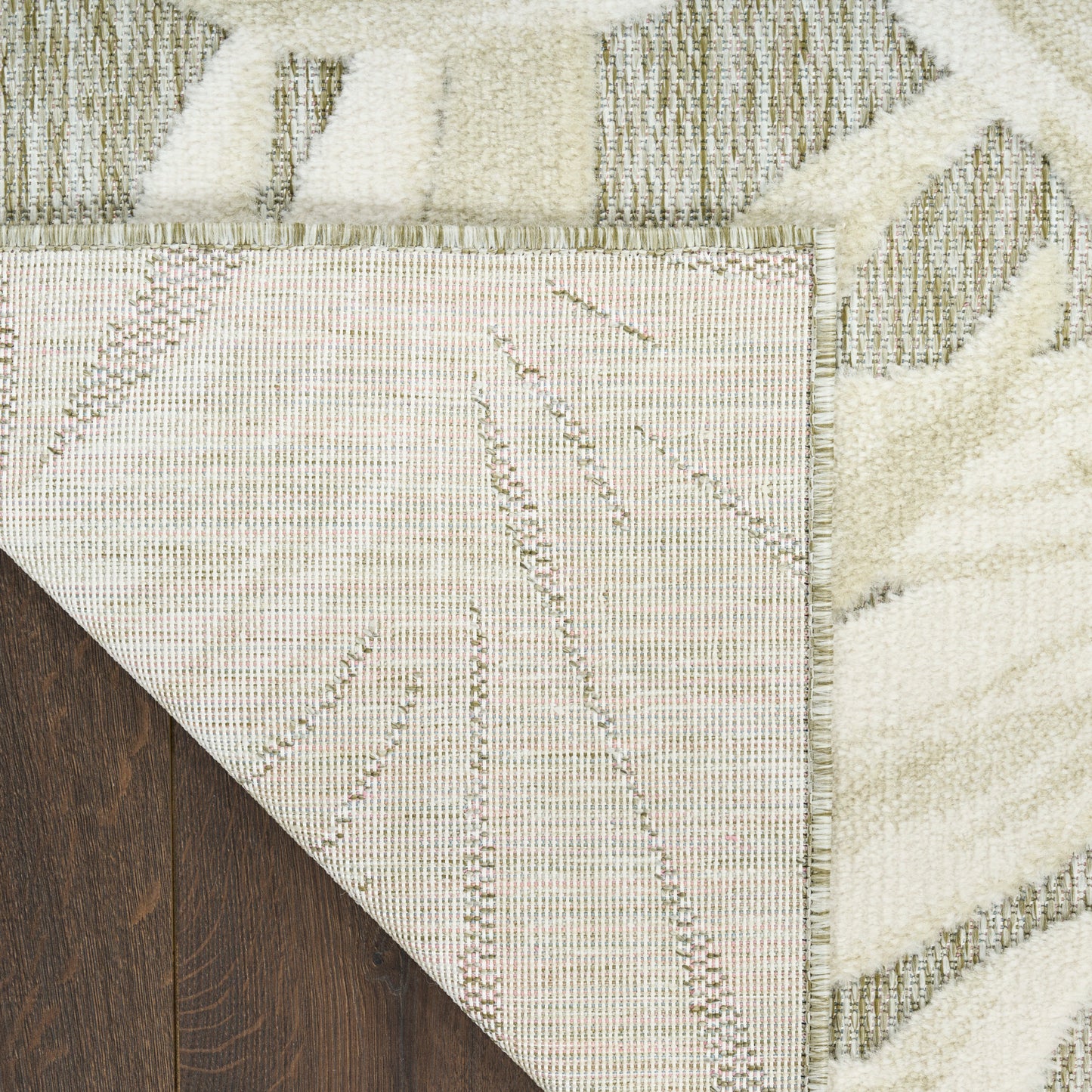 Nourison Aloha 5'3" x 7'5" Ivory Sage Modern Rug