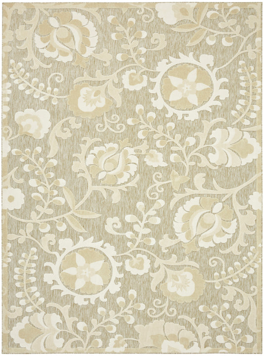 Nourison Aloha 9' x 12' Ivory Sage Farmhouse Rug