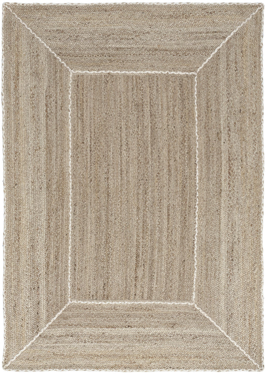 Nourison Terrazzo Jute 5' x 7' Natural Grey Farmhouse Indoor Rug